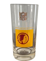 Rare Washington Redskins Glass - Mid Century
