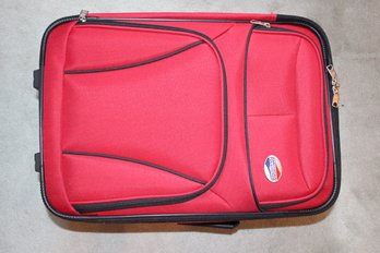 Red Am Tourister Suitcase 21x14x9
