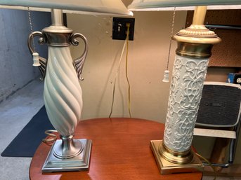 Vintage Quoizel Inc. Lamps Non-Matching