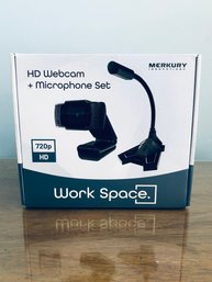 Work Space HD Webcam & Microphone Set