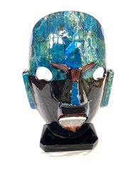Aztec Mask Semiprecious Stones Turquoise Mosaic Burial Mask