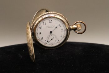 American Waltham Gold Filled? Pocket Watch Engraved 1890