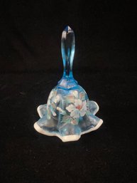 Blue Glass Fenton Bell