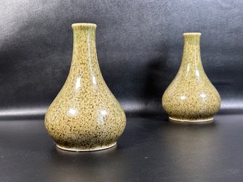 A Tasteful Pair Of Quality Ceramic Vases By Maitland-Smith