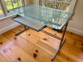 Tempered Glass Computer Table