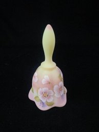 Fenton Favorites 2003 Floral Glass Bell