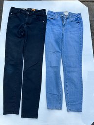 Designer LAgence Jeans Paired With Pilco And The Letterpress Black Jeans Both Size 25