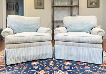 A Pair Of Fine Quality Arm Chairs By The Charles Stewart Company, NC