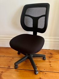 Black Rolling Office Desk Chair