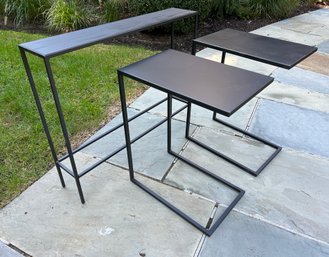 Room & Board Steel Slim End Tables & Console