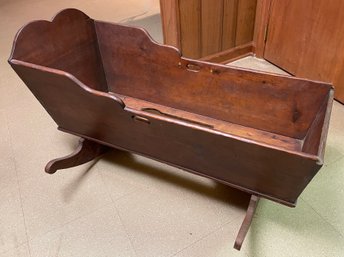 Antique Wooden Cradle