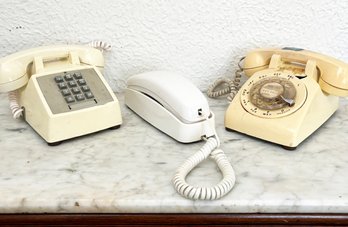 A Trio Of Vintage Telephone