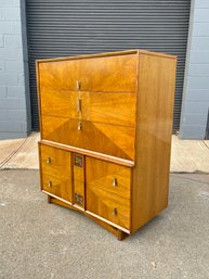 Mid Century Coleman Enterprise Corp Tallboy Dresser With Cedar Chest Drawer