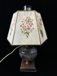 Floral Shaded Table Lamp