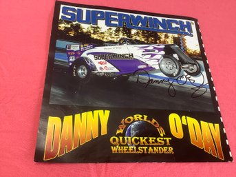 Signed Superwinch Danny O'Day Card Stock Picture