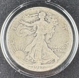 1917-S Walking Liberty Silver Half Dollar