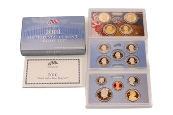 2010 United States Mint Proof Set W/ COA & Presidential Coins!