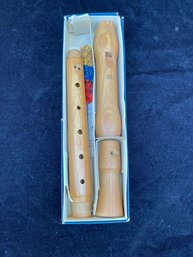 Vintage Gill Wooden Recorder