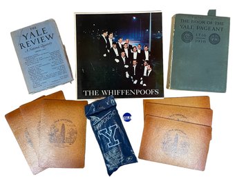 Yalies Collectors Lot: The Book Of Yale Pageant (1916), Yale Review (1960),  Whiffenpoofs 1963 LP & More