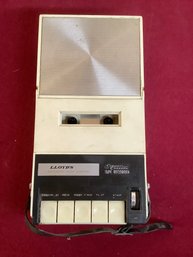 Lloyd's Compact Cassette Tape Recorder