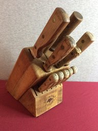 Baker Hart And Stuart Knife Block Set