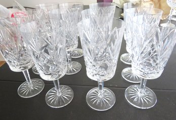 Crystal Glassware 12 Goblets