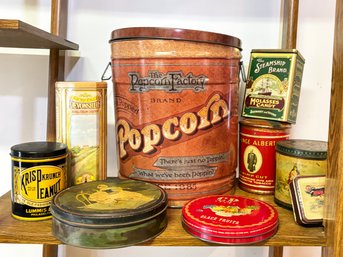Vintage And Antique Tins