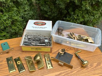 Brass Hardware, Locks, Knobs, Drill Bits & More
