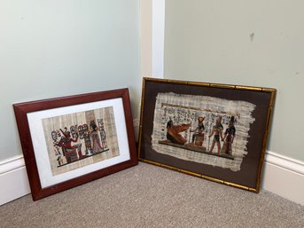 Hand Painted Papyrus Art