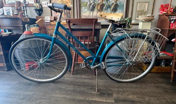 Triumph Cycle Co LTD Nottingham, England - Vintage Cycle With Two Rear Side Baskets  SR