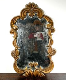 A Vintage Mirror, Acrylic With Backerboard, C. 1970's