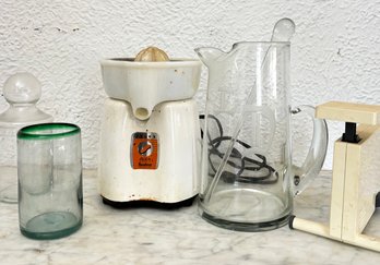A Vintage Juicer And More Kitchen Items