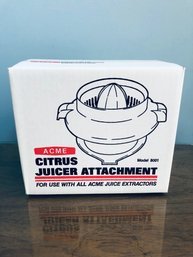 Acme Citrus Juicer Attachment