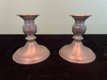 Leonard Pewteer Candle Stick Holders