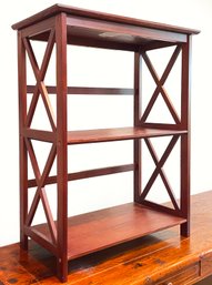 A Cherry Wood Book Shelf