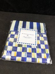 MacKenzie Child's Royal Check Shower Curtain NEW In Package