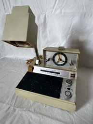 Unusual Vintage 1960s Mid Century Modern ROSS AM/FM Radio Alarm Clock And Lamp