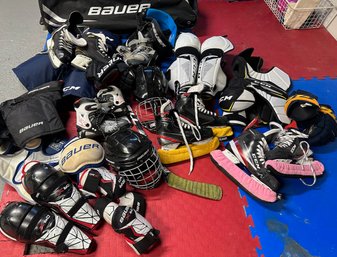Children's Ice Hockey Equipment Lot