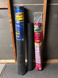 Three Rolls Of Weed Control Fabric  LP/CV2