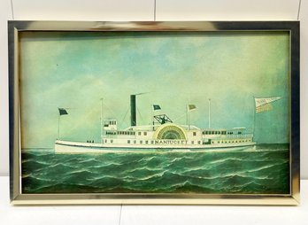 A Steamship Themed Canvas Print 'Nantucket'