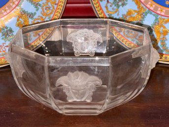 Rosenthal Versace  Medusa Crystal Bowl - Germany