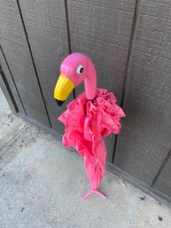 Pink Flamingo Free Standing Umbrella