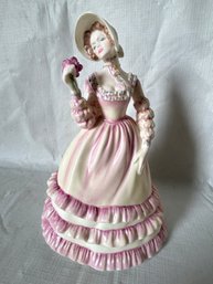 Very Fine Vintage COALPORT Hand Painted Porcelain Figure- Ladies Of Fashio 'TARA'