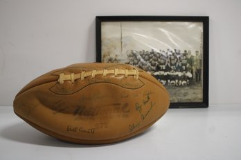 1965-66 Connecticut State Champions Rippowam Warriors Stamford, CT Photo And Autographed National Football