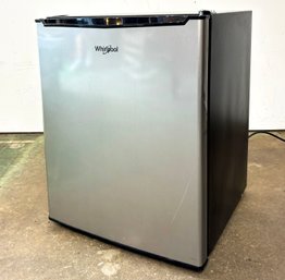 A Whirlpool Stainless Steel Bar Fridge