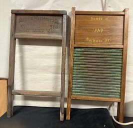 National Washboard Co No.510 And James Baldwin Jr. Washing Board.  TA - A1