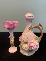 Floral Ceramic Vases