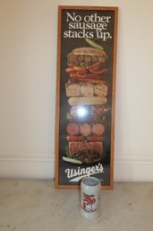 Milwaukees Usingers Poster, 40 X 13 Along With Usingers Stein