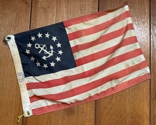 Vintage US YACHT ENSIGN FLAG - 12' X 18'