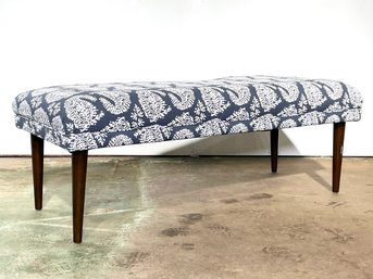 A Modern Upholstered Bench By Skyline Furniture